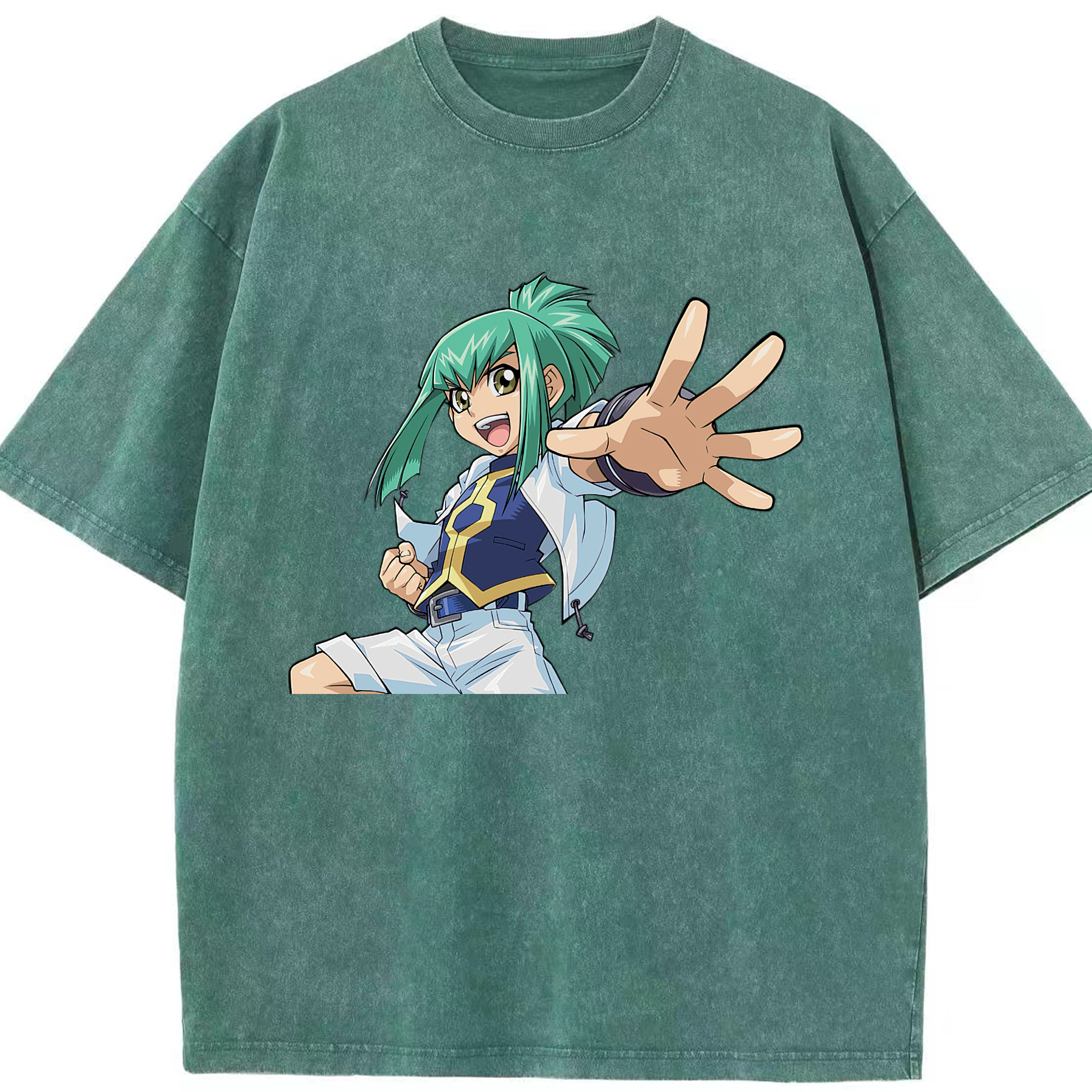 （画像用） 遊☆戯☆王 Yu-Gi-Oh! 綿100% ヴィンテージ風 半袖Tシャツ（フロントプリント）